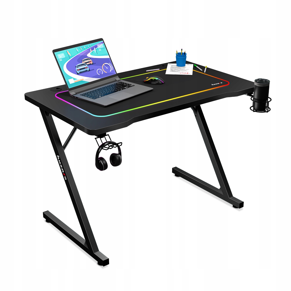 

Biurko gamingowe HuzaroHero 1.8 Black