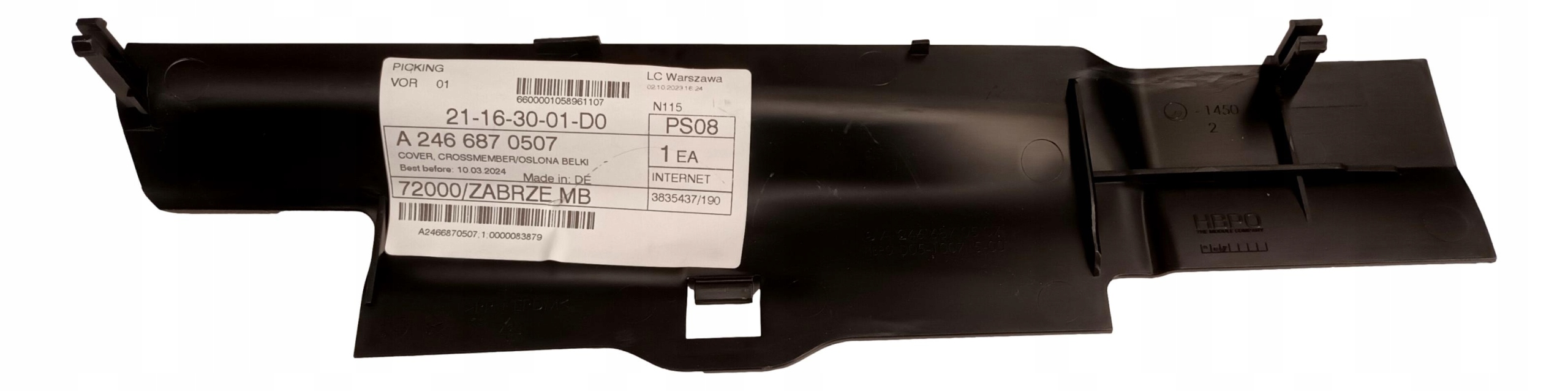 Mercedes Cla Gla W176 W246 Zesílení předního pásu