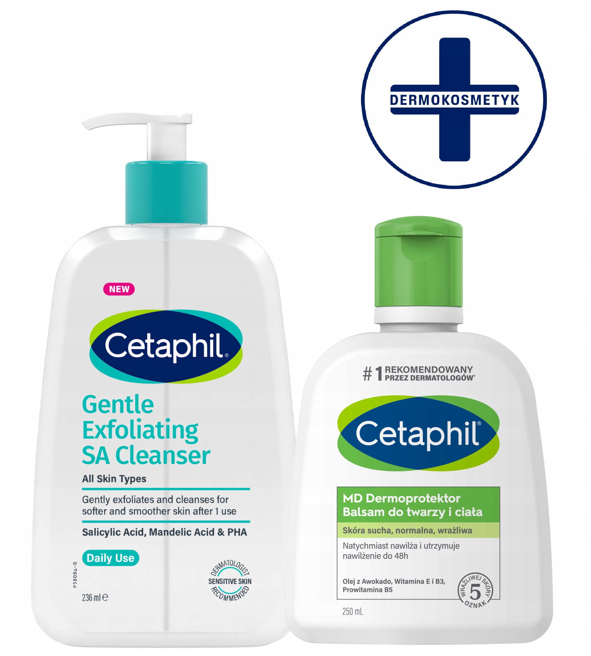 Cetaphil Złuszczający Żel do Mycia z Kwasem Salicylowym Sa MD 250 ml