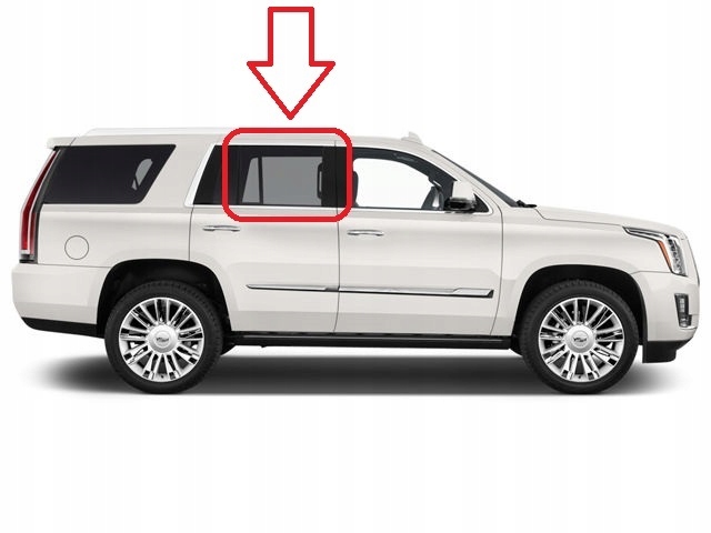 ESCALADE TAHOE YUKON 15-20 SZYBA BOCZNA DRZWI RH
