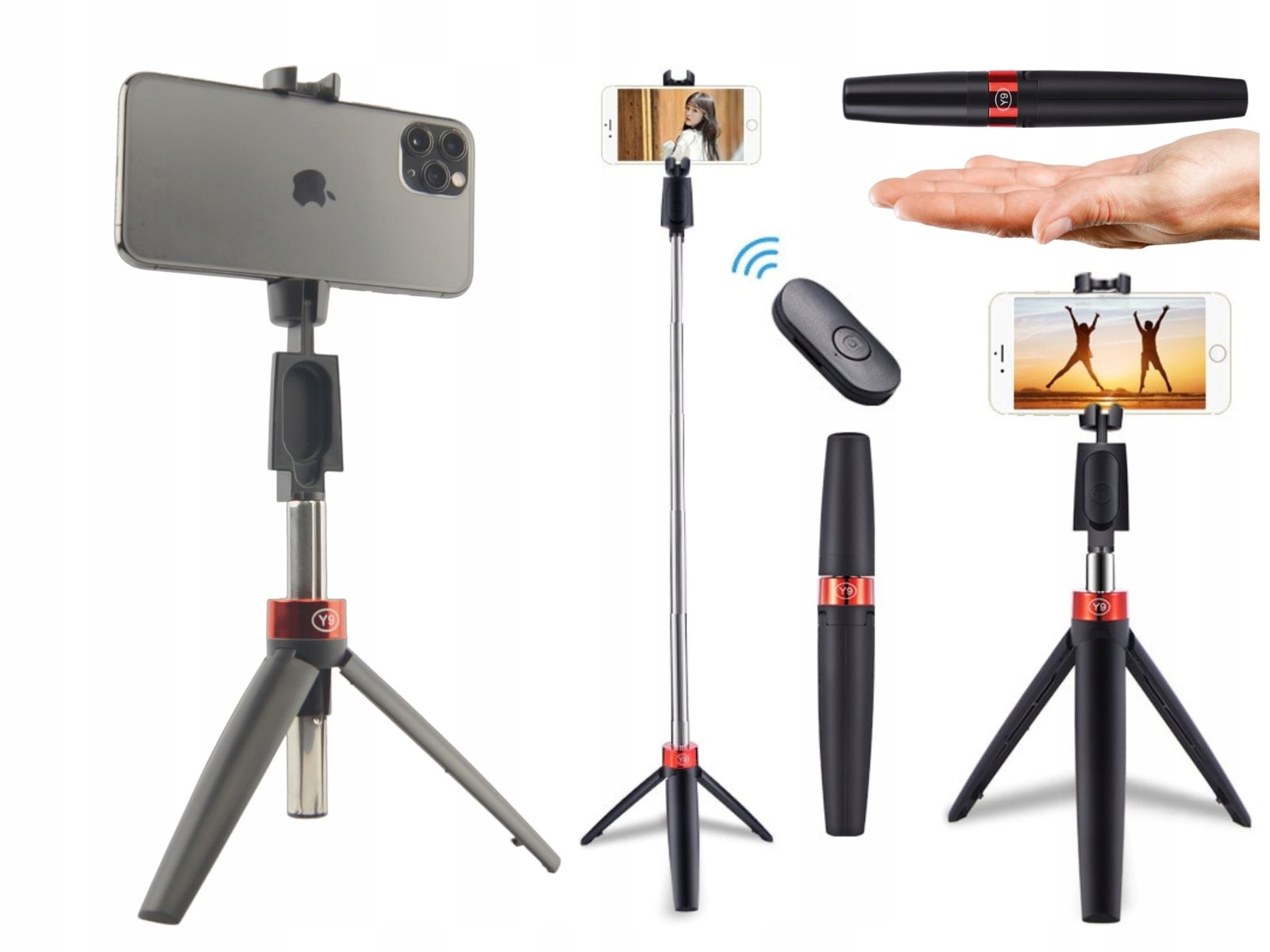 

Statyw Na Telefon Kijek Do Selfie Pilot Bluetoot