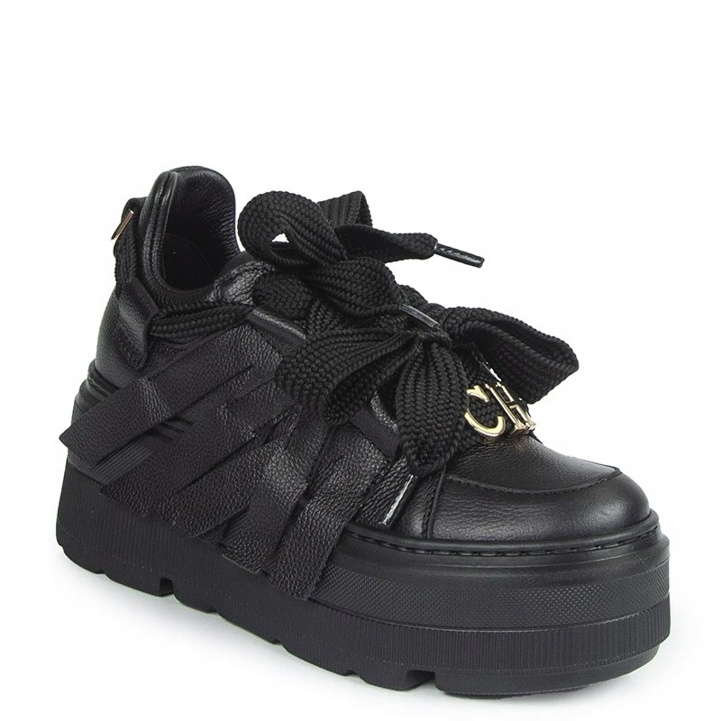 Chebello 4559 Tenisky Kůže Lico Černé 39