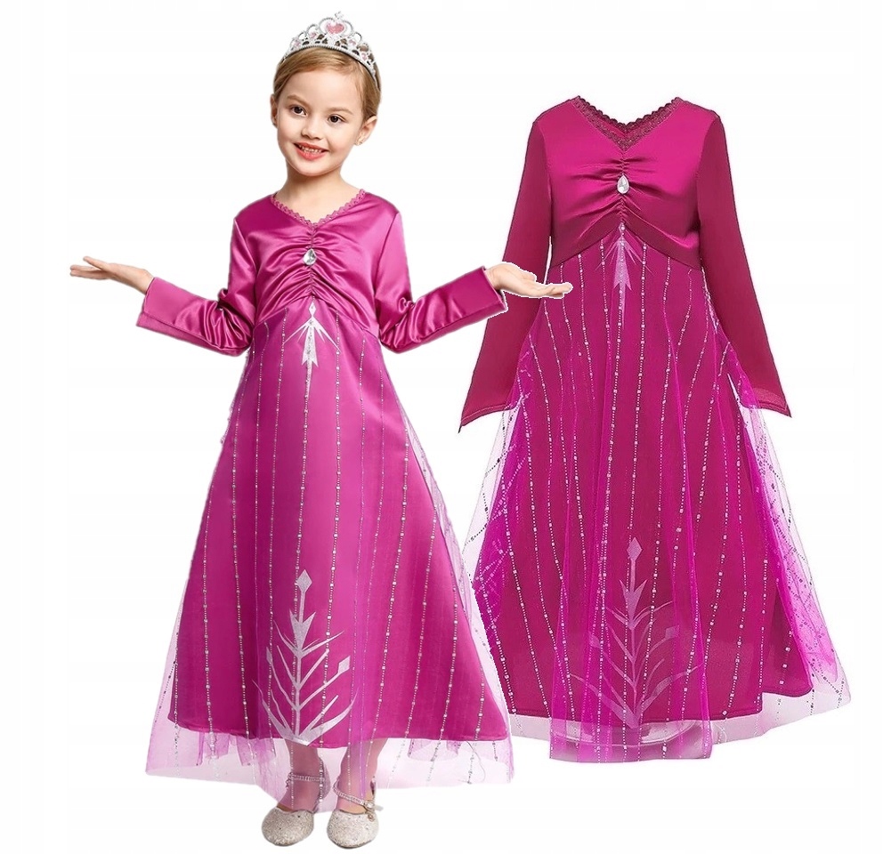

Sukienka Strój Elsa Elza Magiczna Noc 122/128 CM