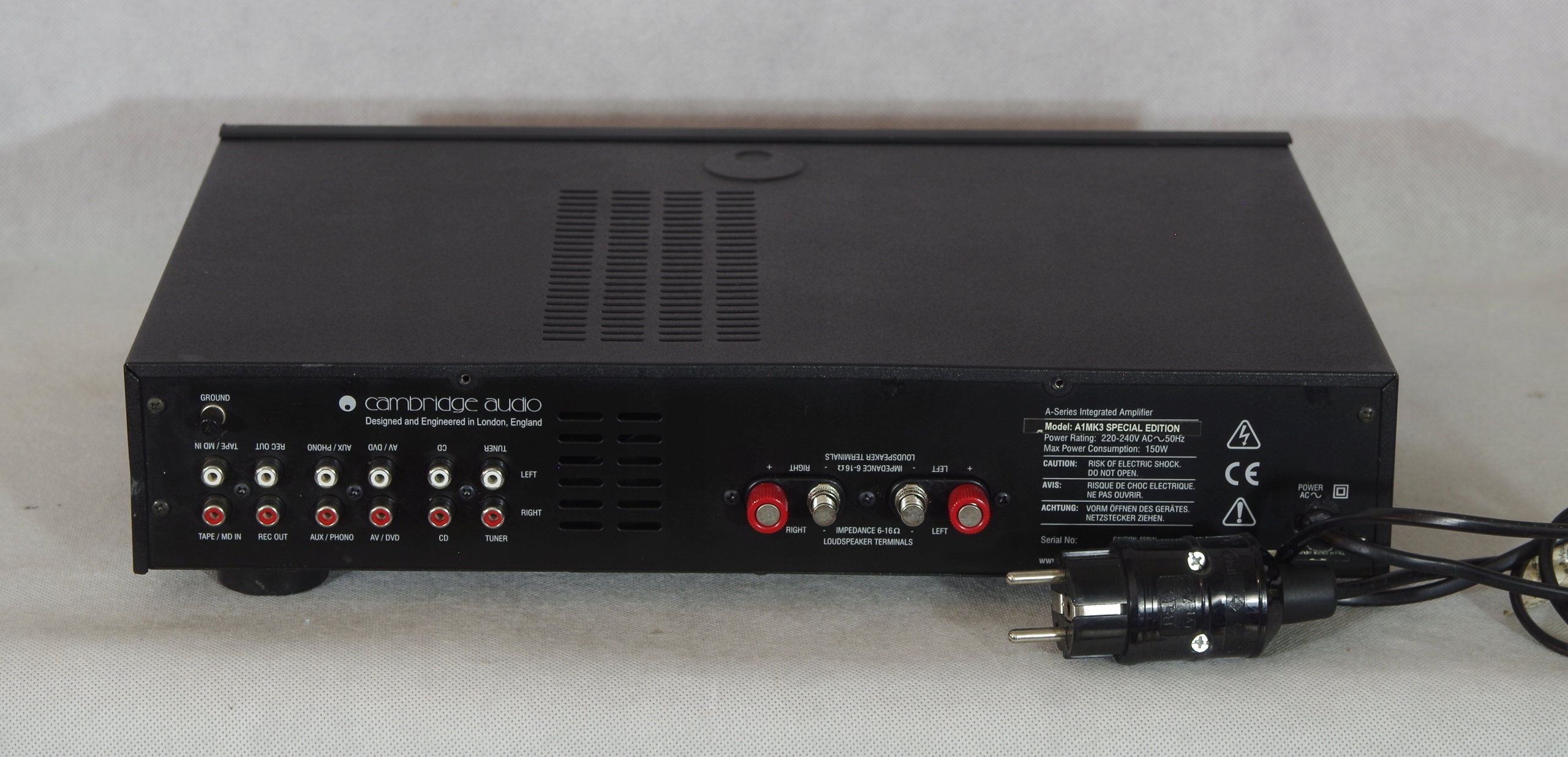 Cambridge Audio A1 MK3 Special Edition, wzmacniacz stereo. Liczba kanałów 2