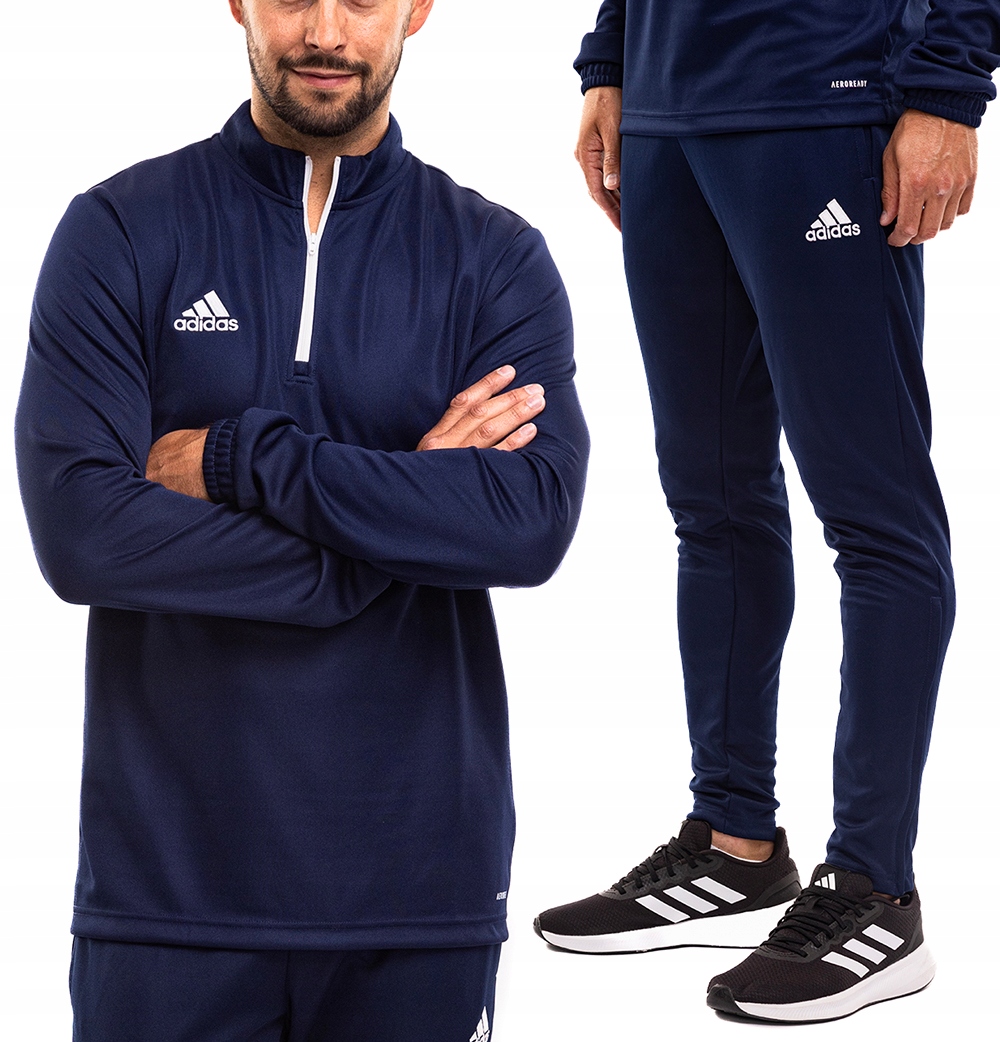 adidas Teplákovka Pánský sportovní komplet Mikina Kalhoty Entrada 22 Pohodlné vel. S