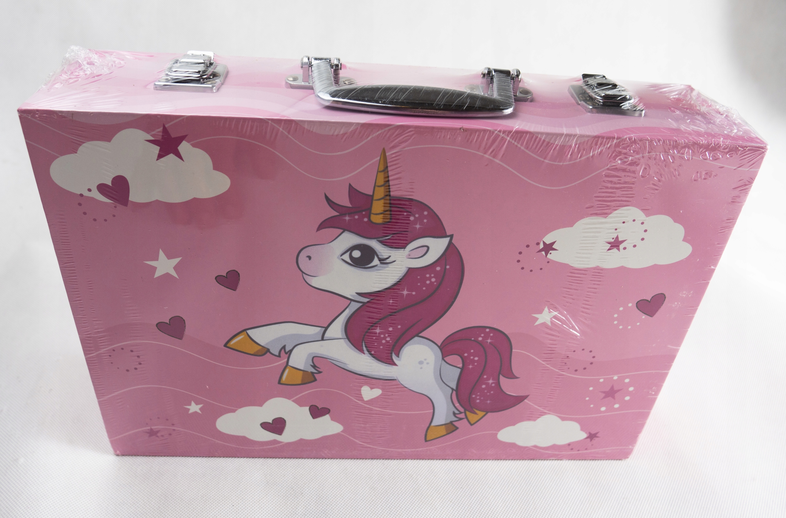 Zestaw ARTYSTYCZNY do RYSOWANIA MALOWANIA DLA DZIECI DZIEWCZYNEK 145 EL. Stan opakowania oryginalne