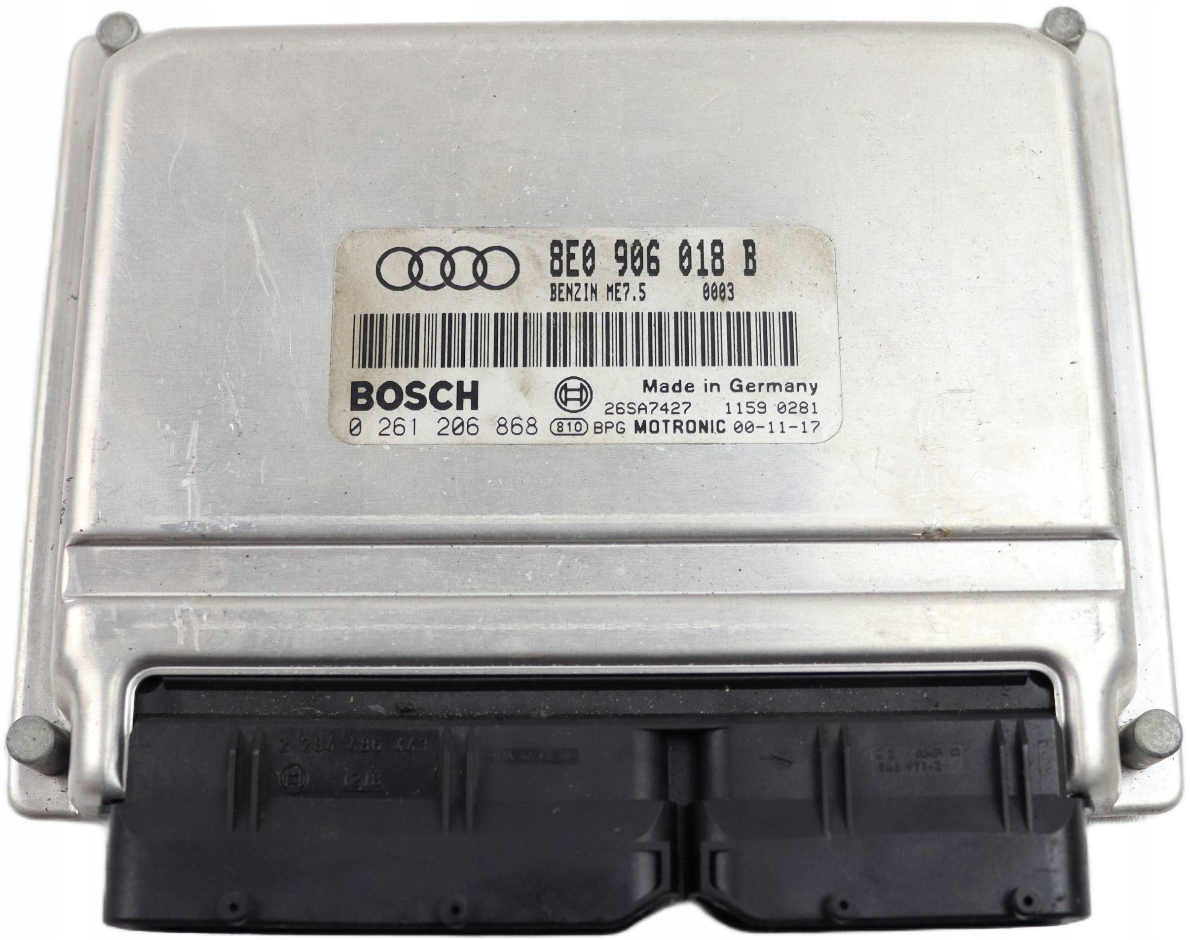 AUDI A4 B6 computer control unit of the engine 1.8T 8E0906018B 0261206868 EUROPA