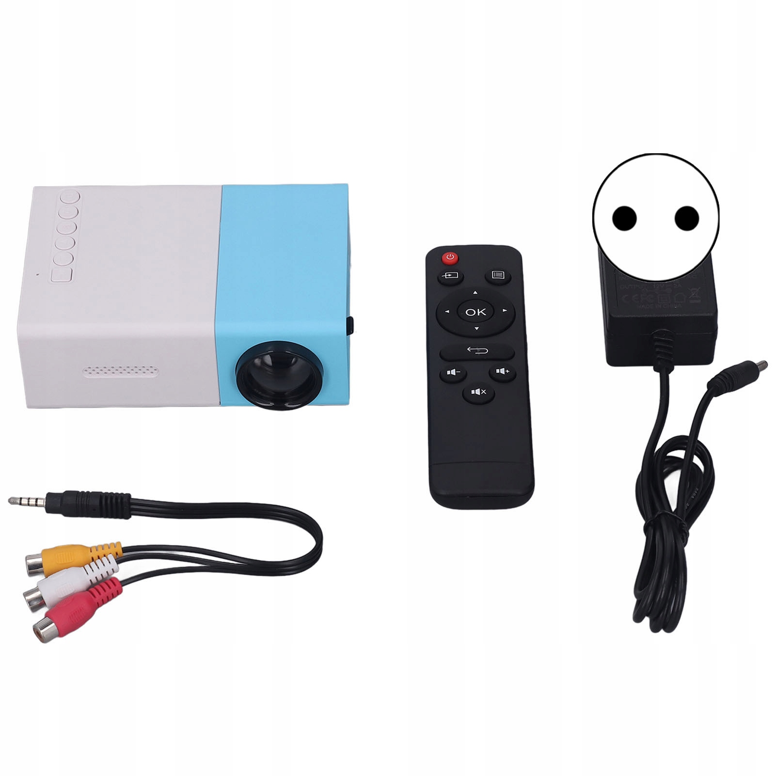 PRZENOŚNY RZUTNIK MINI PROJEKTOR LED FULL HD Stan opakowania oryginalne