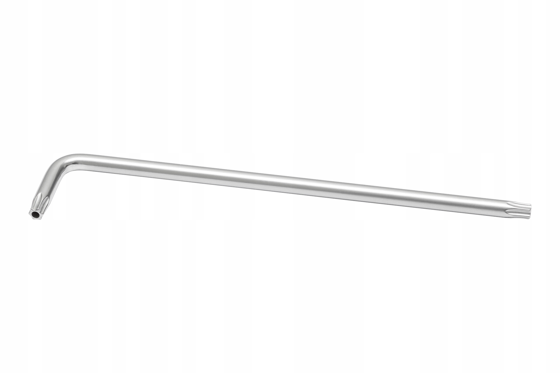 Klucz wpustowy Torx gięty bardzo długi z otworem T30 x 165mm H08ST30165 Jon