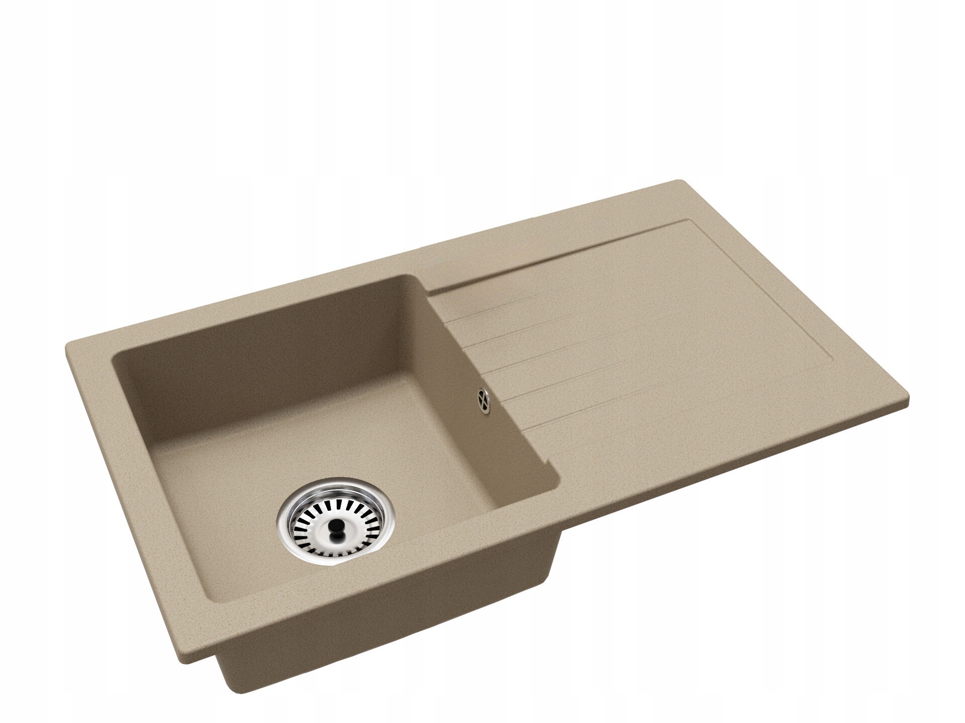 ZLEWOZMYWAK GRANITOWY LEON + SYFON OKAZJA! Kolor czarny