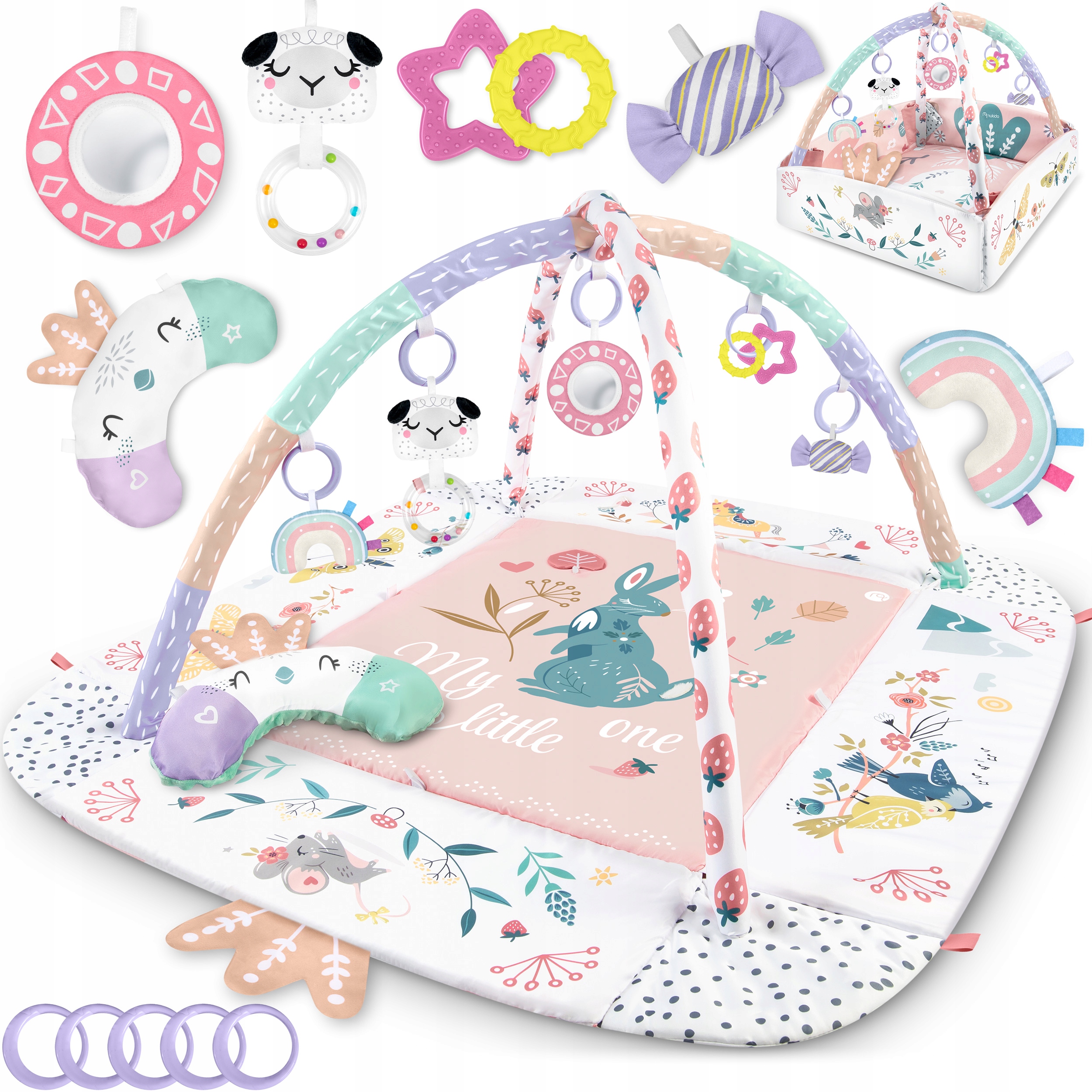 DUŻA MATA EDUKACYJNA INTERAKTYWNA 3W1 DLA DZIECI Marka Nukido