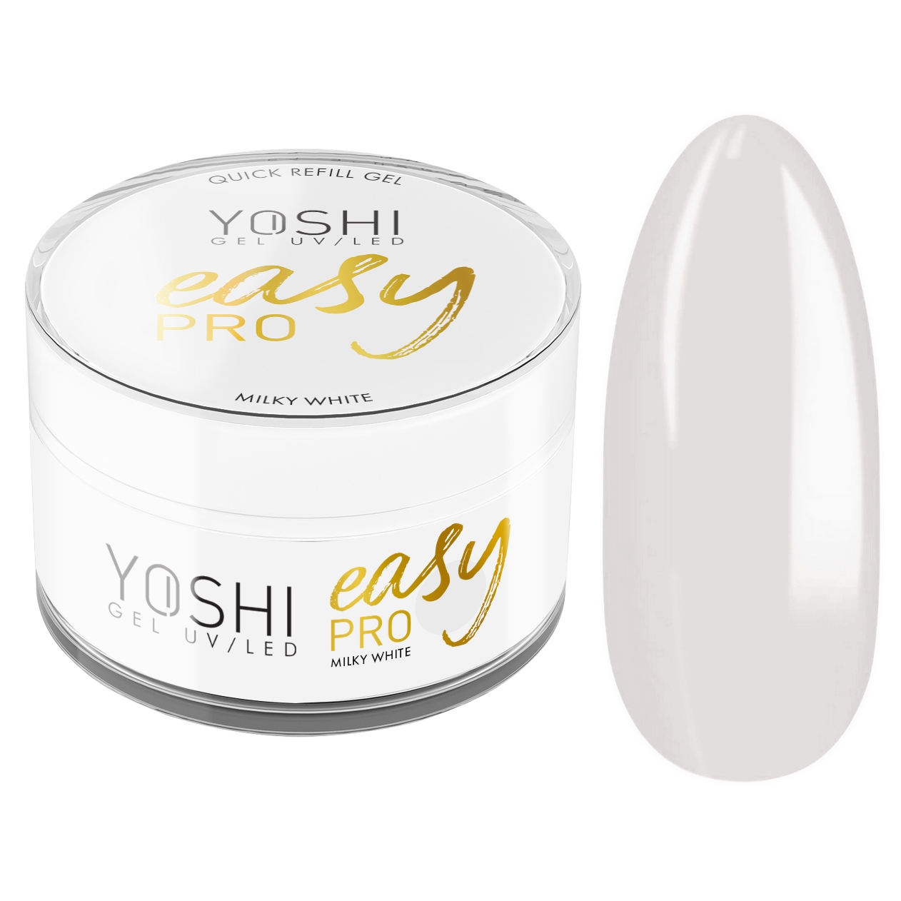 Yoshi Gel Easy Pro Stavební gel Milky White mléčný 50 ml