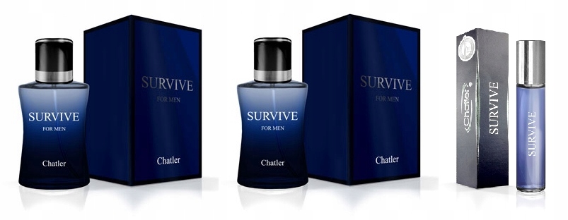 Chatler Survive 2x100 ml 30 ml parfémovaná voda sada