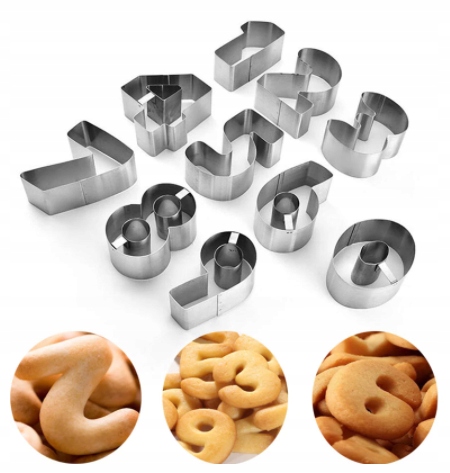 

Foremka Wykrawacz Do Ciastek Cyferki Numerki 10SZT