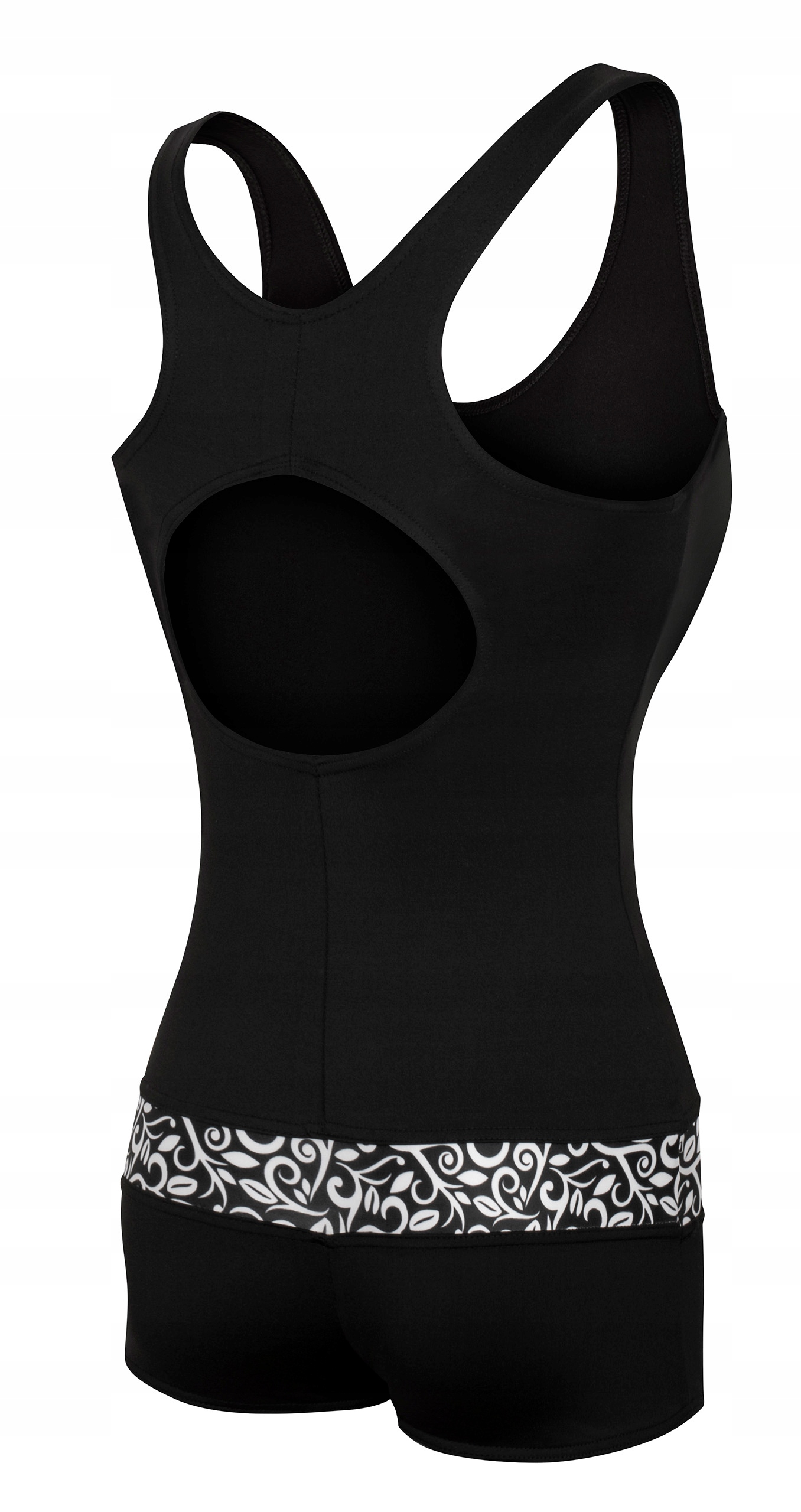 Kostium pływacki damski jednoczęściowy strój kąpielowy na basen plażę 42 XL Materiał dominujący poliamid