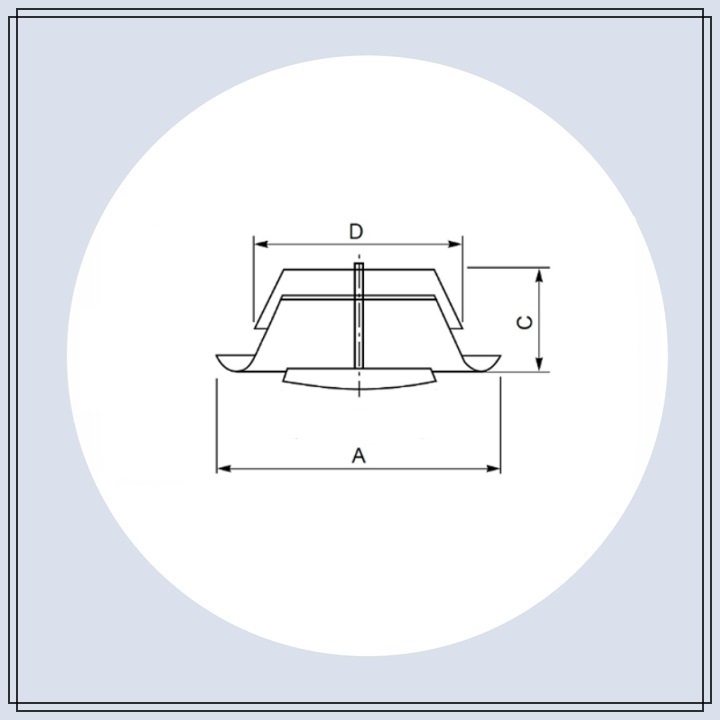 ANEMOSTAT WYWIEWNY 250 mm BIAŁY METALOWY + RAMKA Średnica otworu (mm) 250