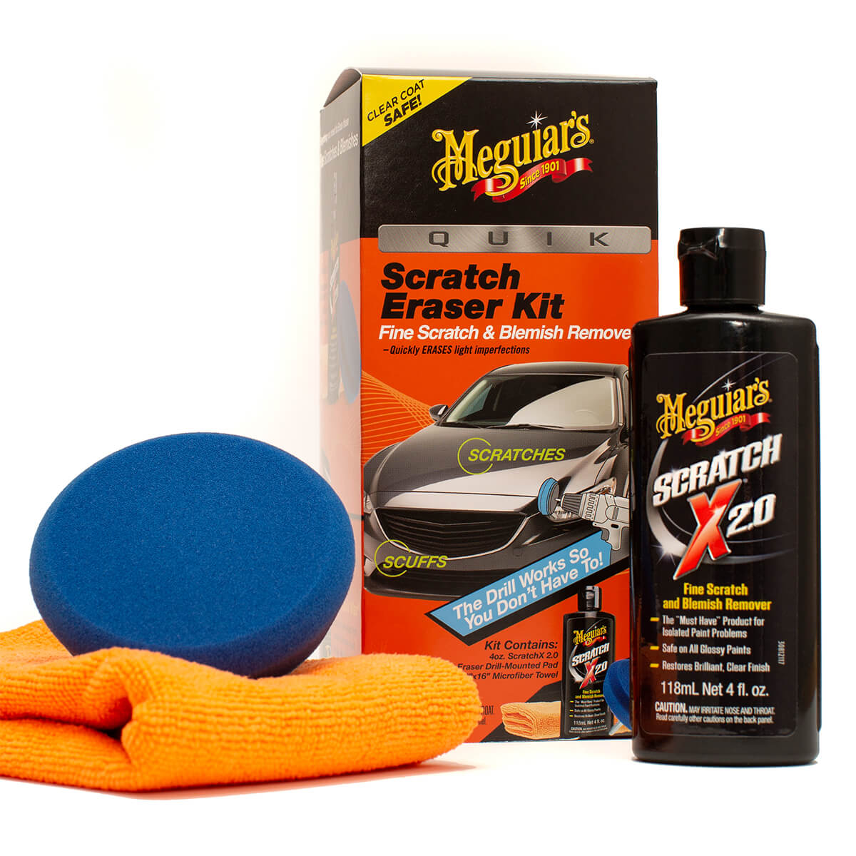 MEGUIAR'S Quick Scratch Eraser Kit для удаления царапин