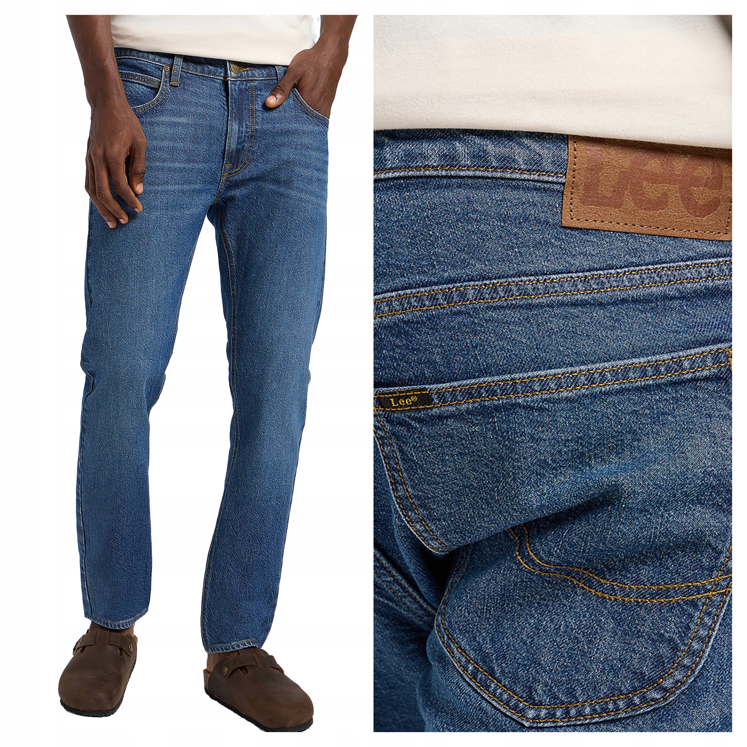 Lee Luke W32 L32 Pánské džínové kalhoty džíny Přiléhavé