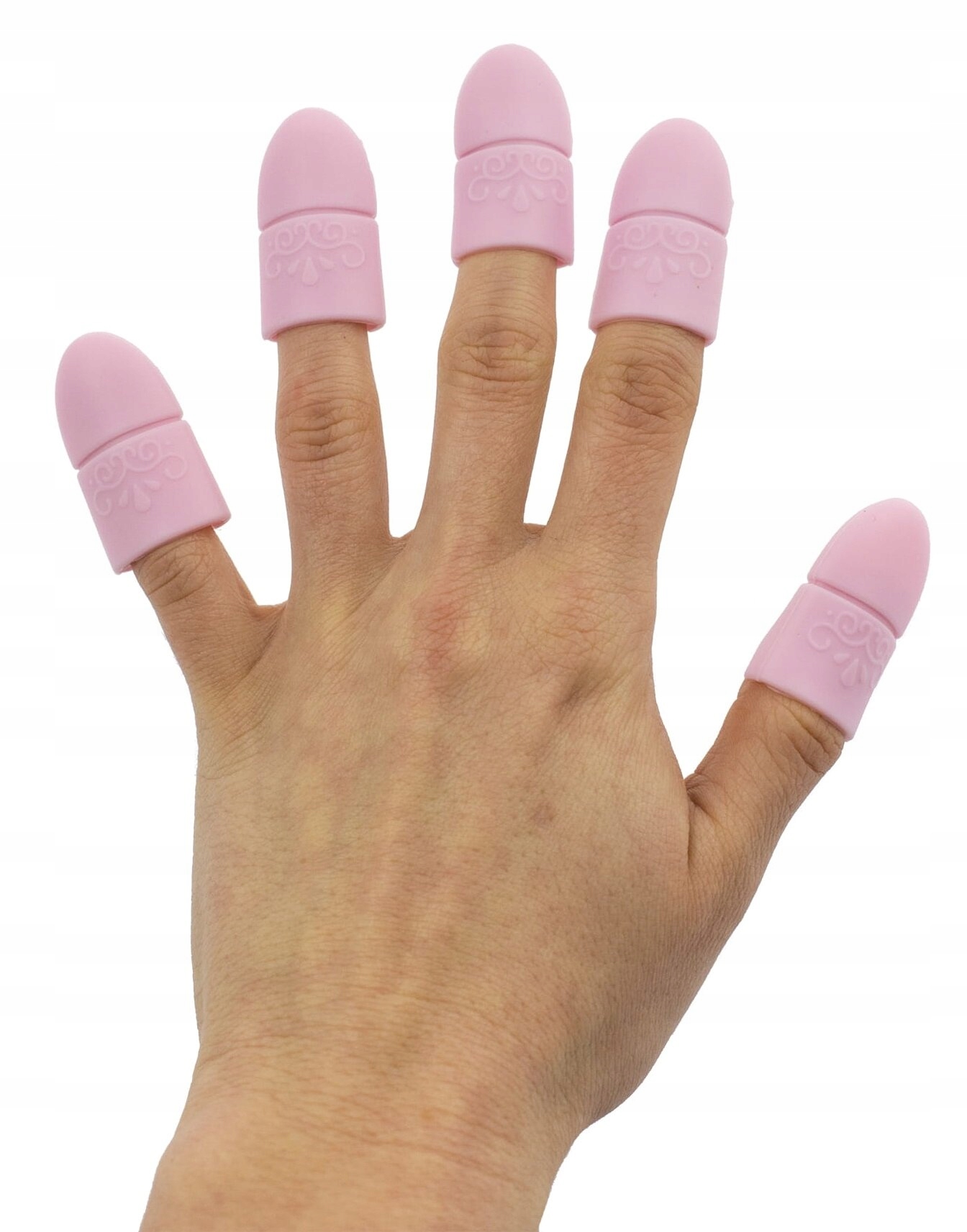 Silikonowe klipsy SUNONE do ściągania hybrydy 5szt Kolor różowy