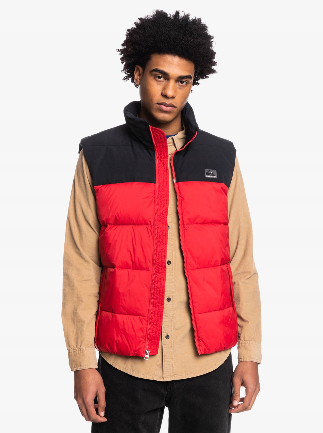 Quiksilver Dvoubarevná Péřová Vesta (XL)
