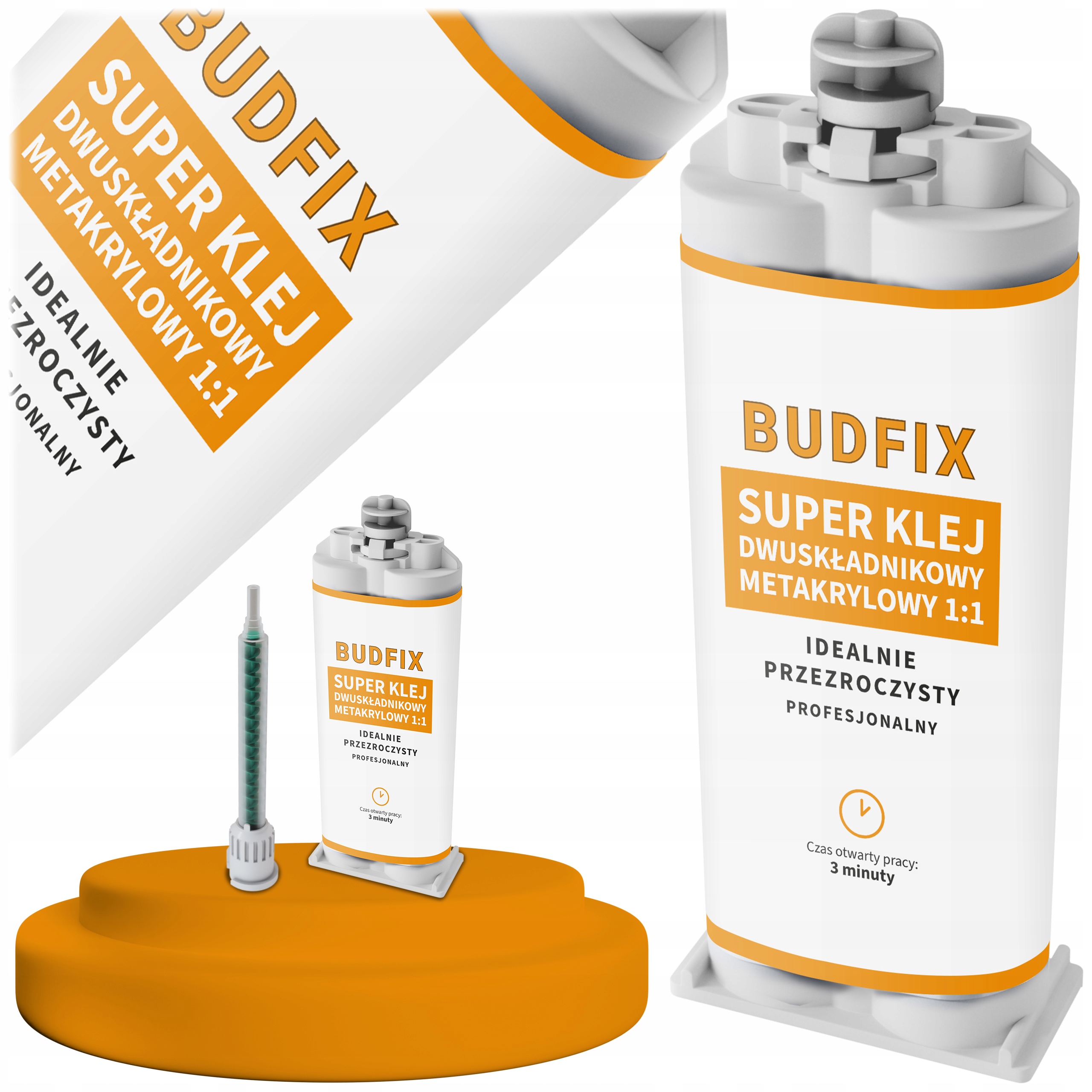 Klej Do Poliwęglanu Plastiku Tworzyw Mma Bezbarwny 50ml Lamp Pmma Owiewek