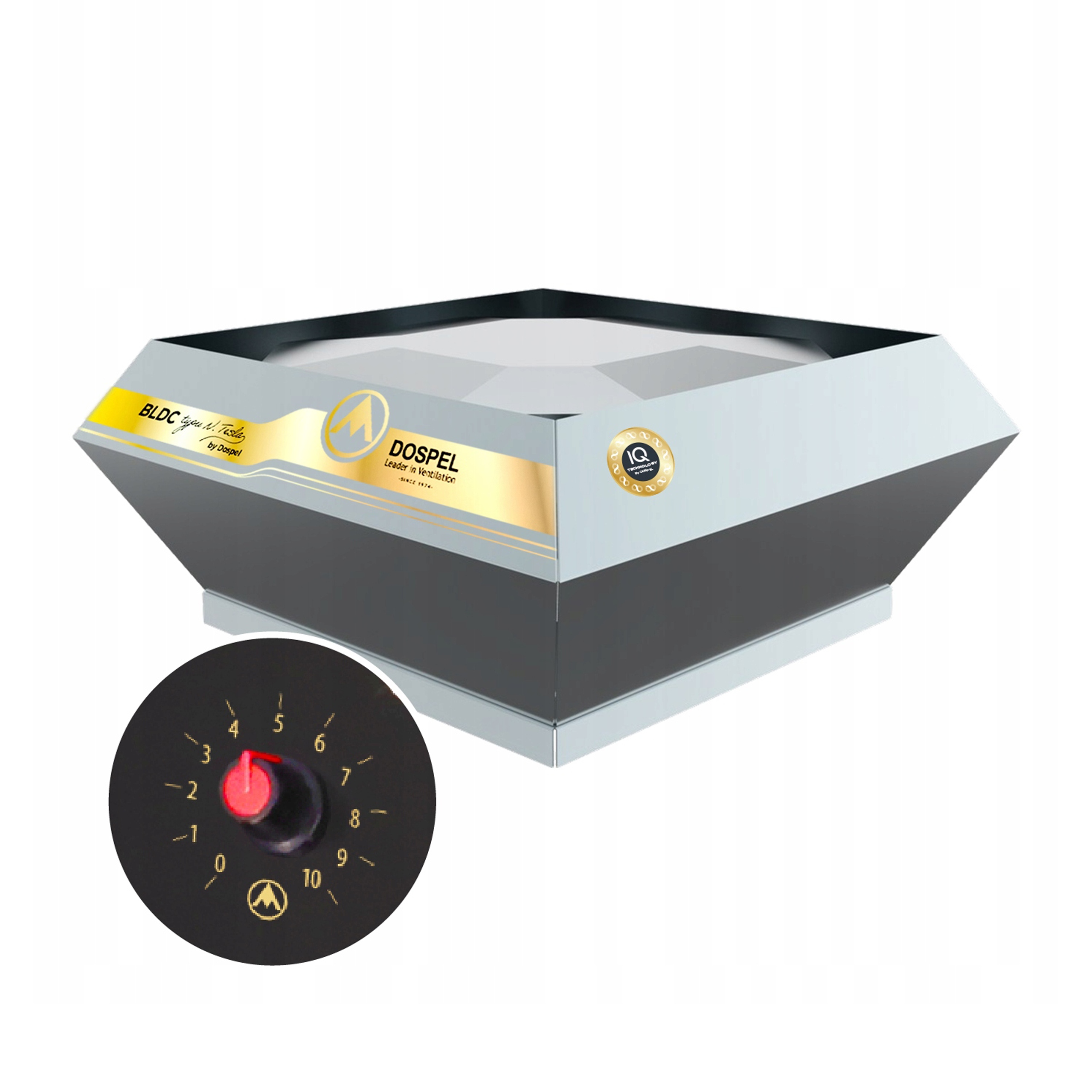 Radiální střešní ventilátor 315 Výkonný 2100 m3/h Bldc motor regulátor