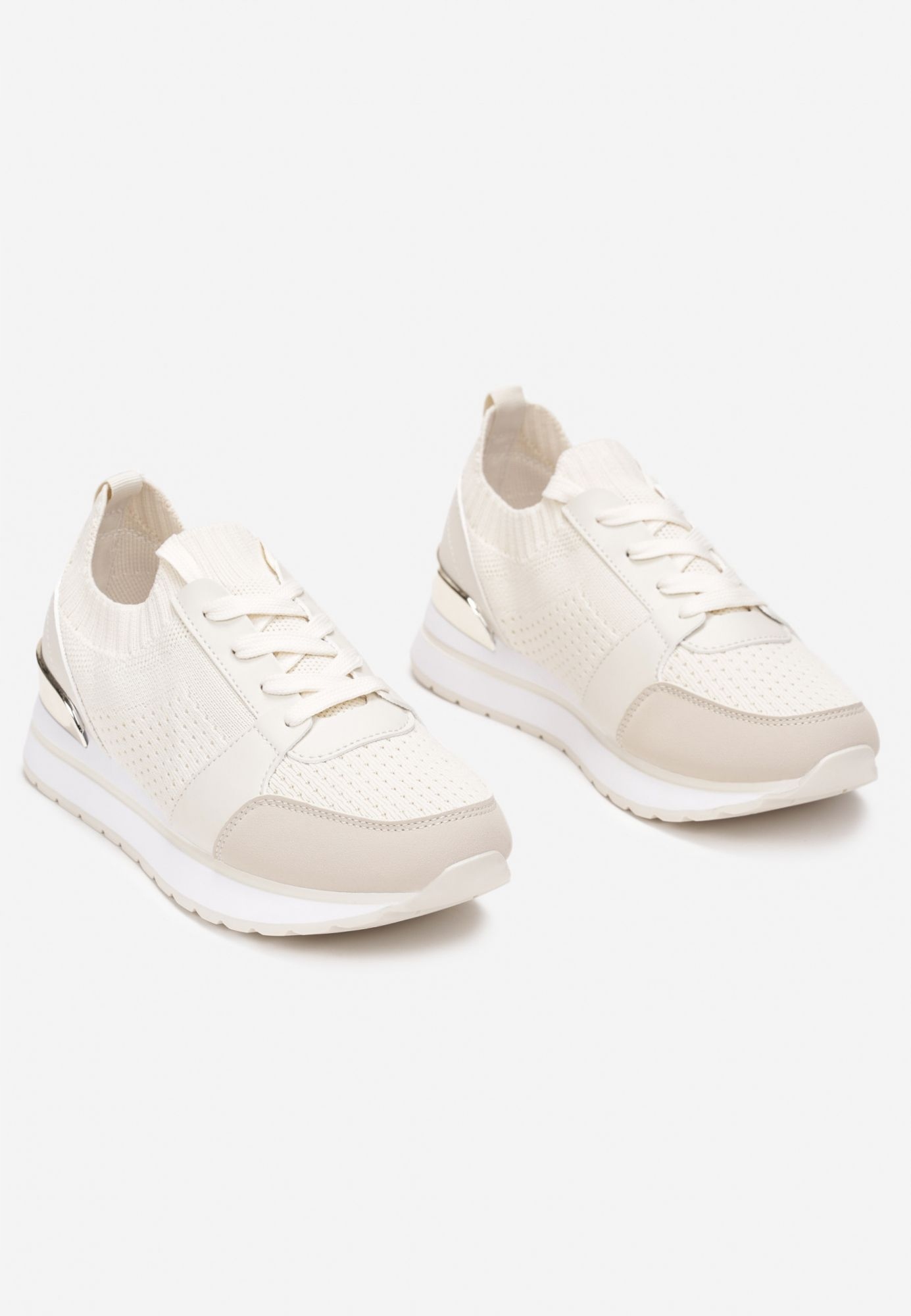 

Born2Be Beżowe Sneakersy damskie 38