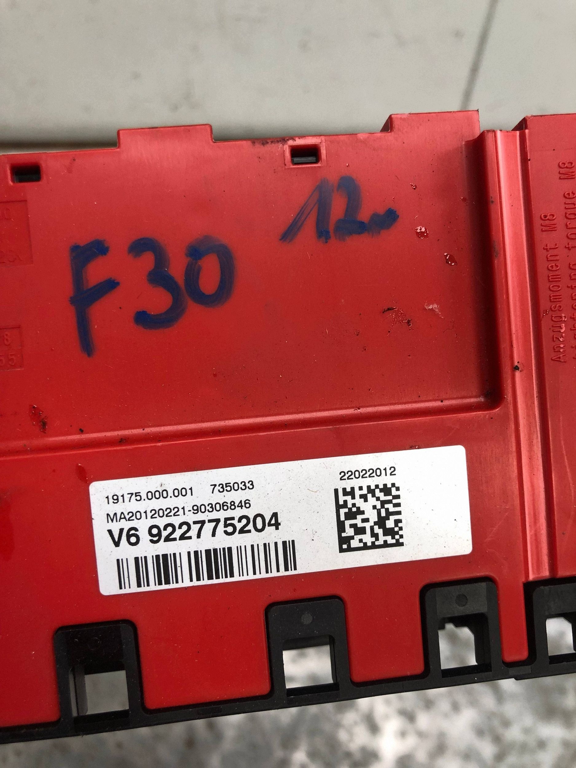 ROZDZIELACZ terminal plus BMW F30 922775204