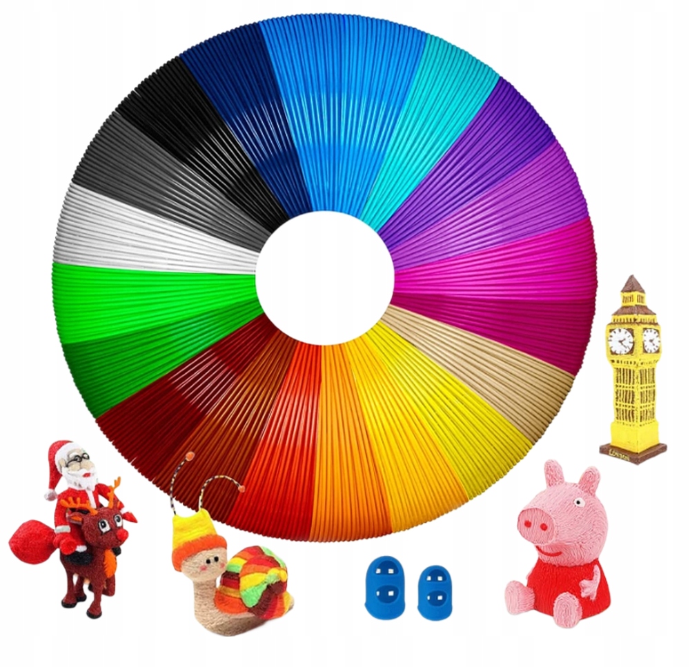 DŁUGOPIS 3D PEN DRUKARKA WKŁADY PLA 110M ZASILACZ PODSTAWKA Szerokość produktu 5 cm