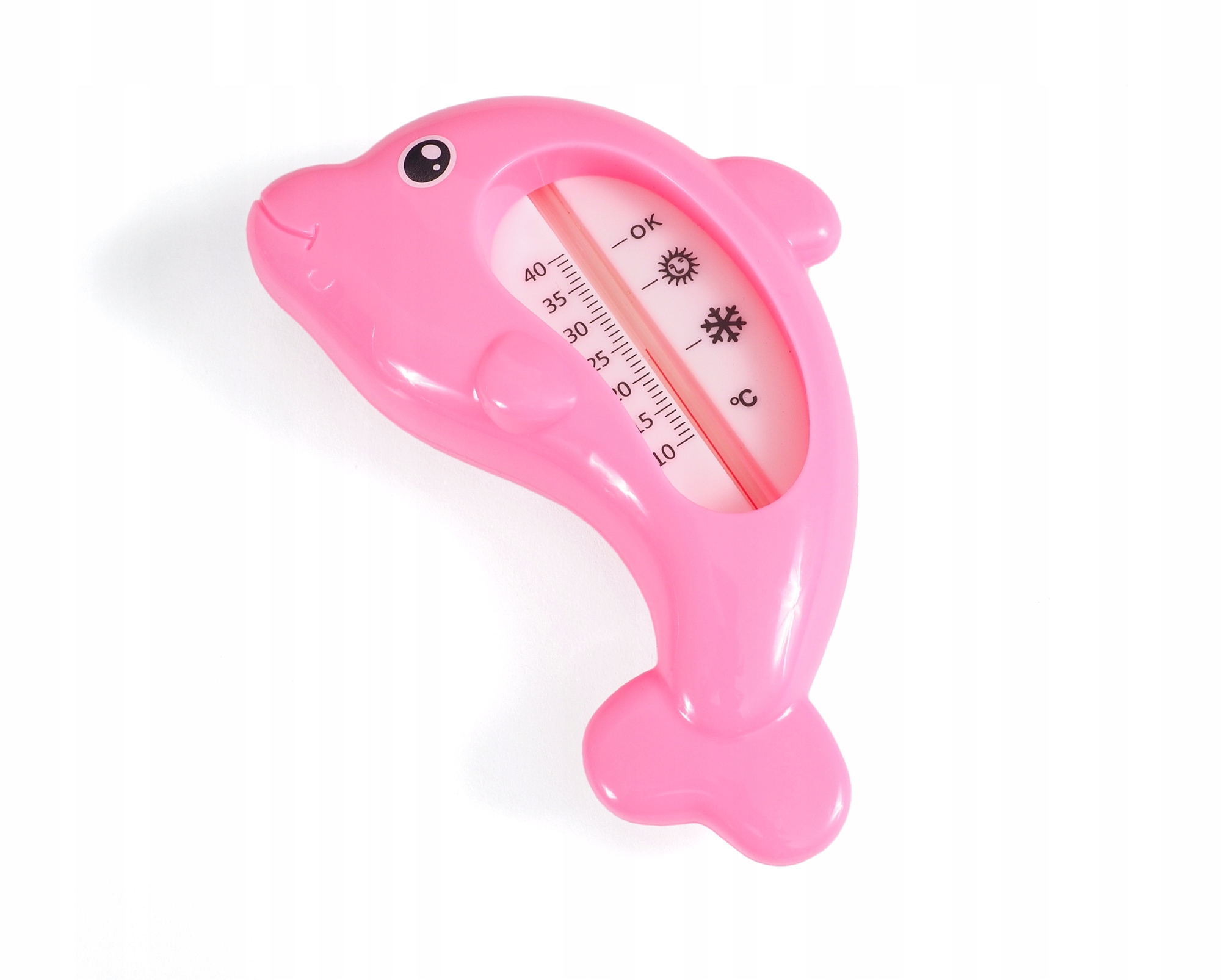 TERMOMETR PŁYWAJĄCY DO KĄPIELI WANNY RÓŻOWY LAPSI