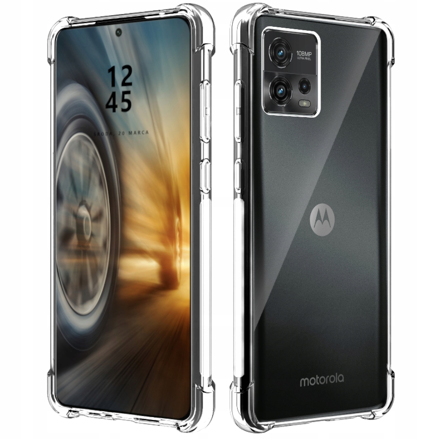 

Etui Pancerne Ashock Do Motorola Moto G72 Szkło
