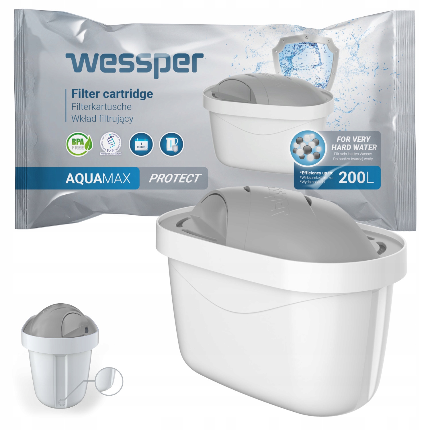 

Wkład Wessper Aquamax Protect do dzbanka Dafi 1x