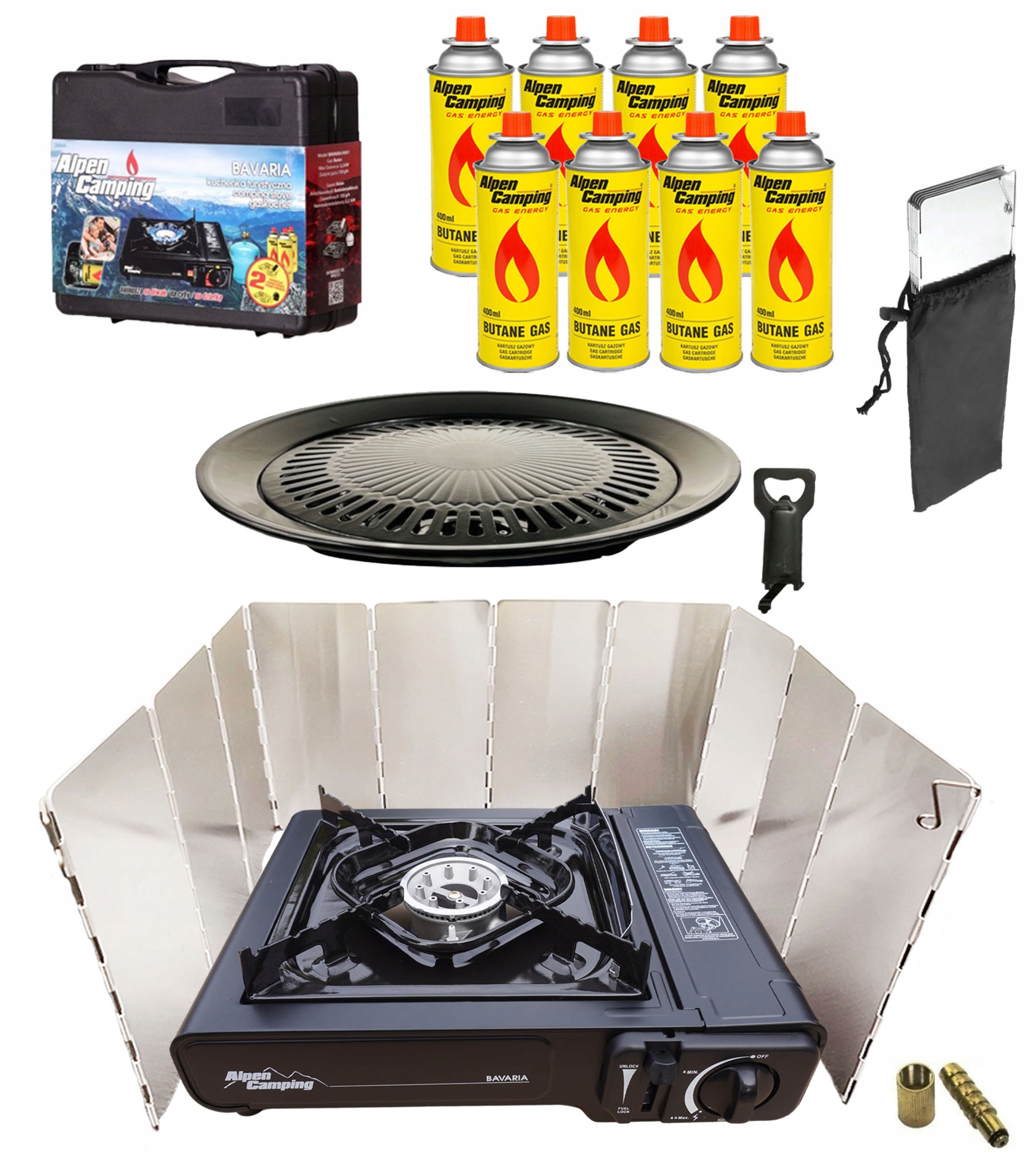 

Kuchenka Turystyczna osłona Grill 8 Gaz