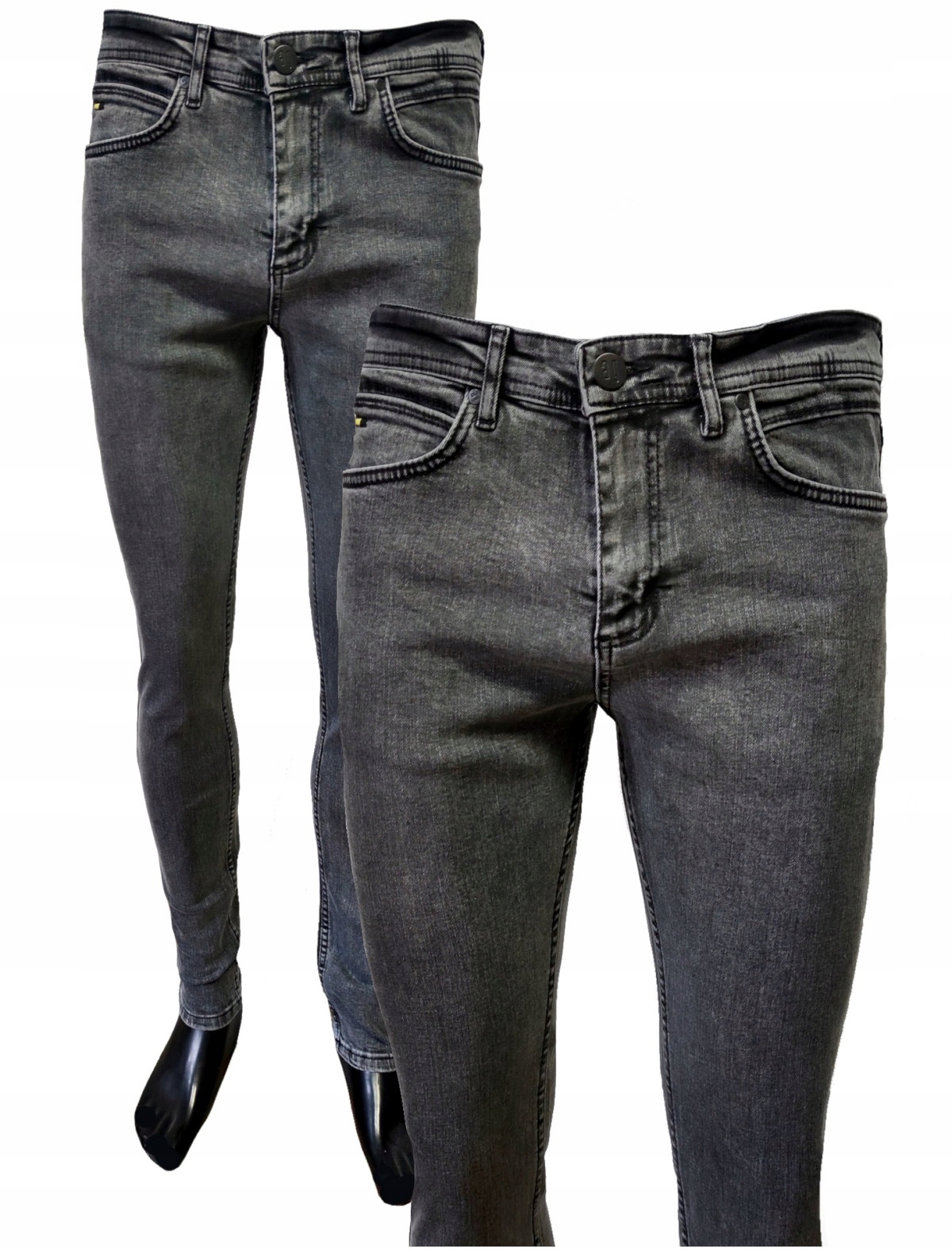 Pánské Džínové Kalhoty S Úzkou Nohavicí, Velikost 38 Anagre
