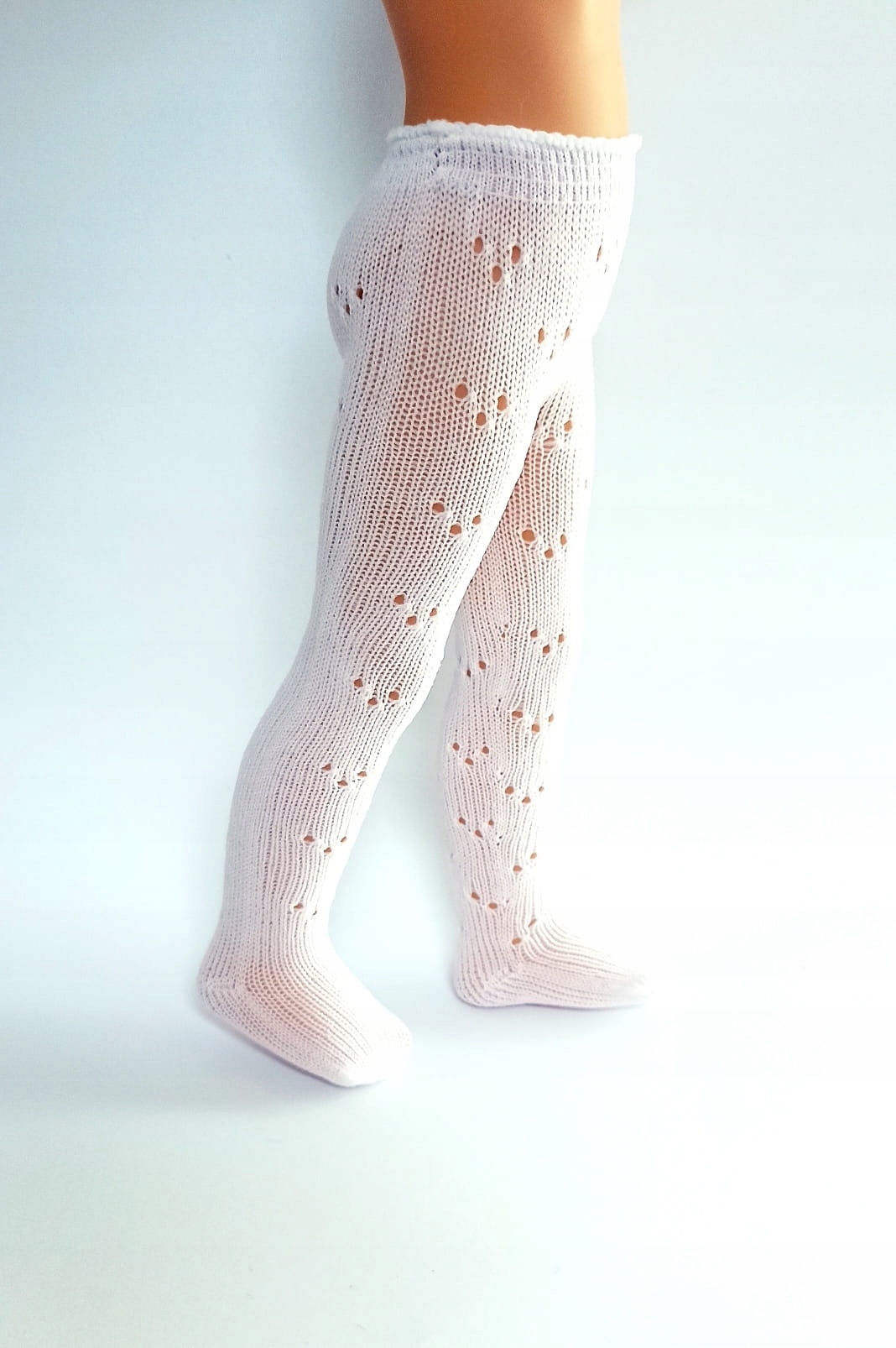 Oryginalne ubranko Paola Reina dla lalki 32cm rajstopy białe ażurowe 84260