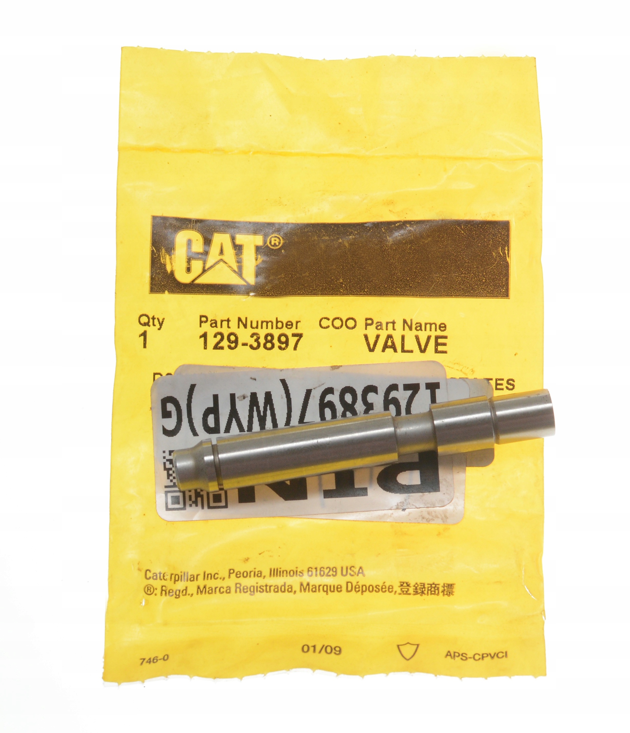 1293897 - ШТИФТ РЕГУЛЯТОРА ИНЖЕКТОРА ДВИГАТЕЛЯ CAT