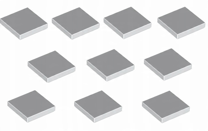 

Lego Płytka płaska 2x2 biały 3068b - 10szt