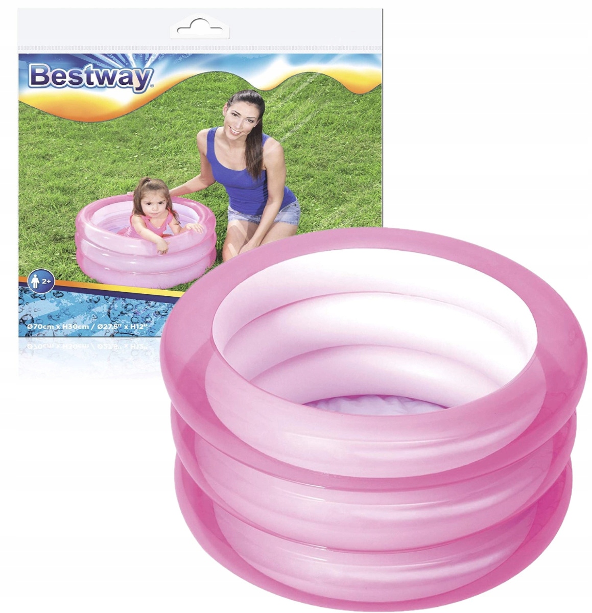 BASEN BASENIK DMUCHANY DLA DZIECI brodzik 51033