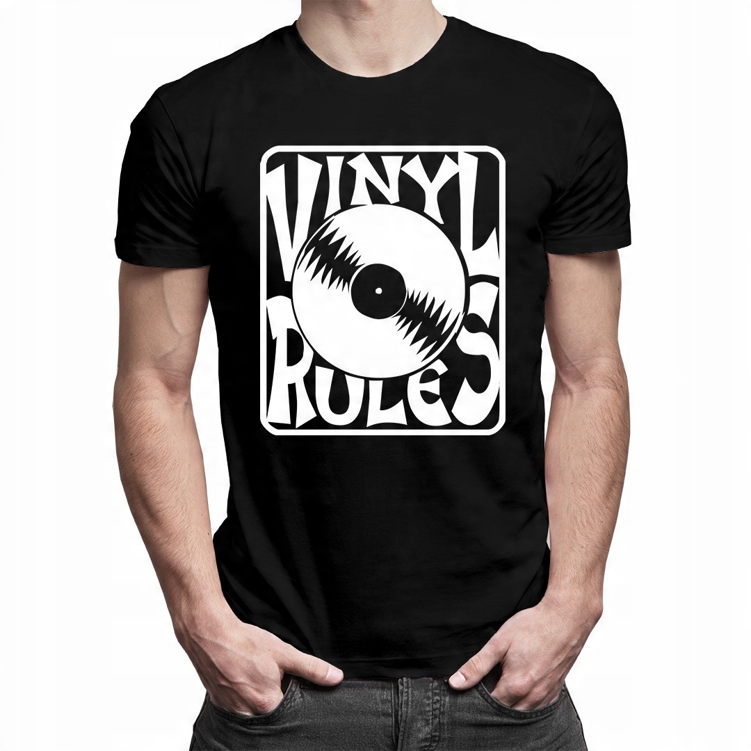 

Vinyl Rules - koszulka dla niego