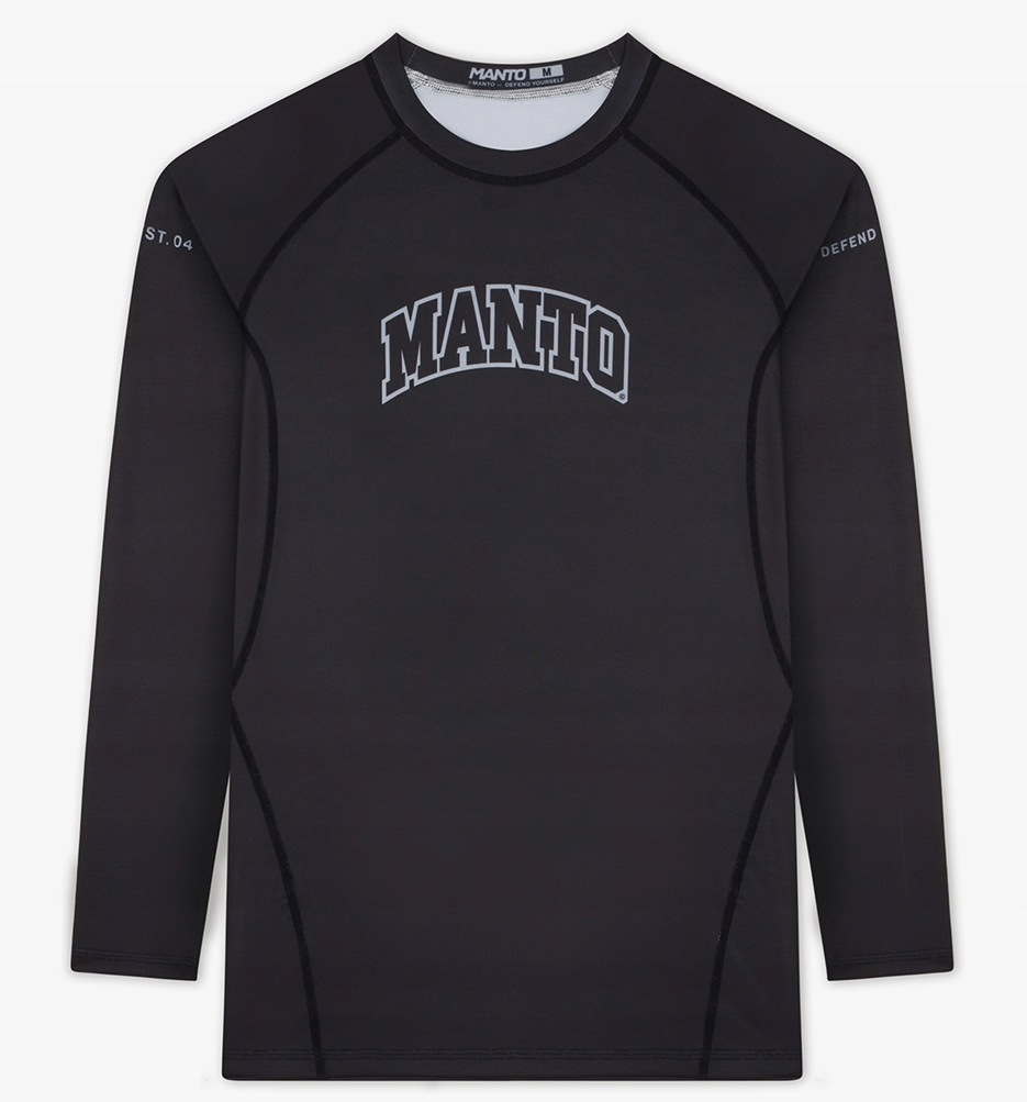 Manto Rashguard długi rękaw Longsleeve Varsity czarny rozm. XL