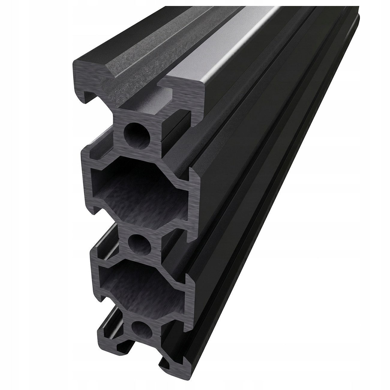 Profil Aluminiowy V-slot 2060 Czarny O Długości 100 CM