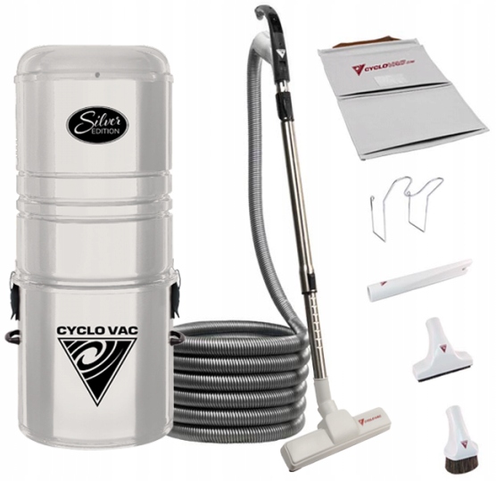 Centrálny Vysávač Cyclo Vac GS125 Silver 9 M
