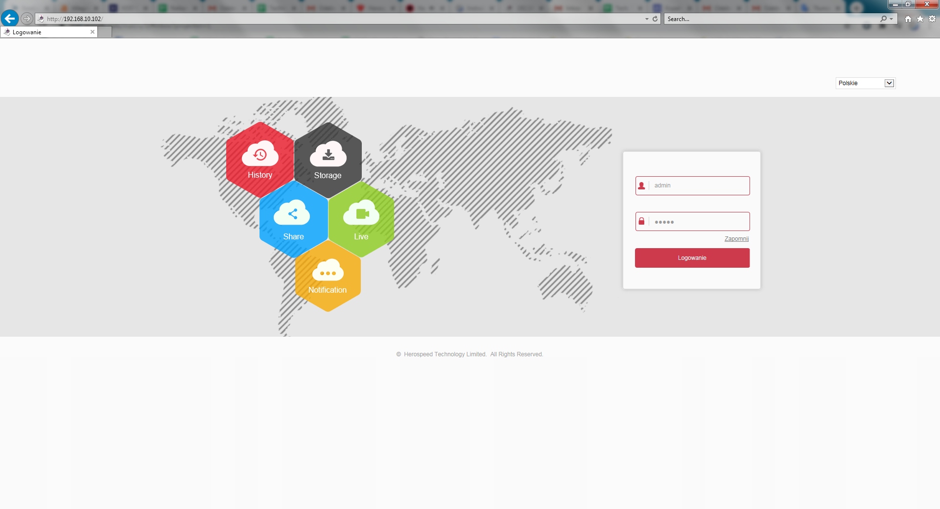 REJESTRATOR DO MONITORINGU SIECIOWY NVR IP 9 KANAŁOWY 8XPOE 8MPx 4K HDMI Kod producenta IR9P8S18MPL