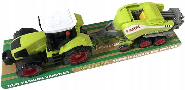 

Traktor Z Maszyną Rolniczą 37CM Bela Siana Pojazd