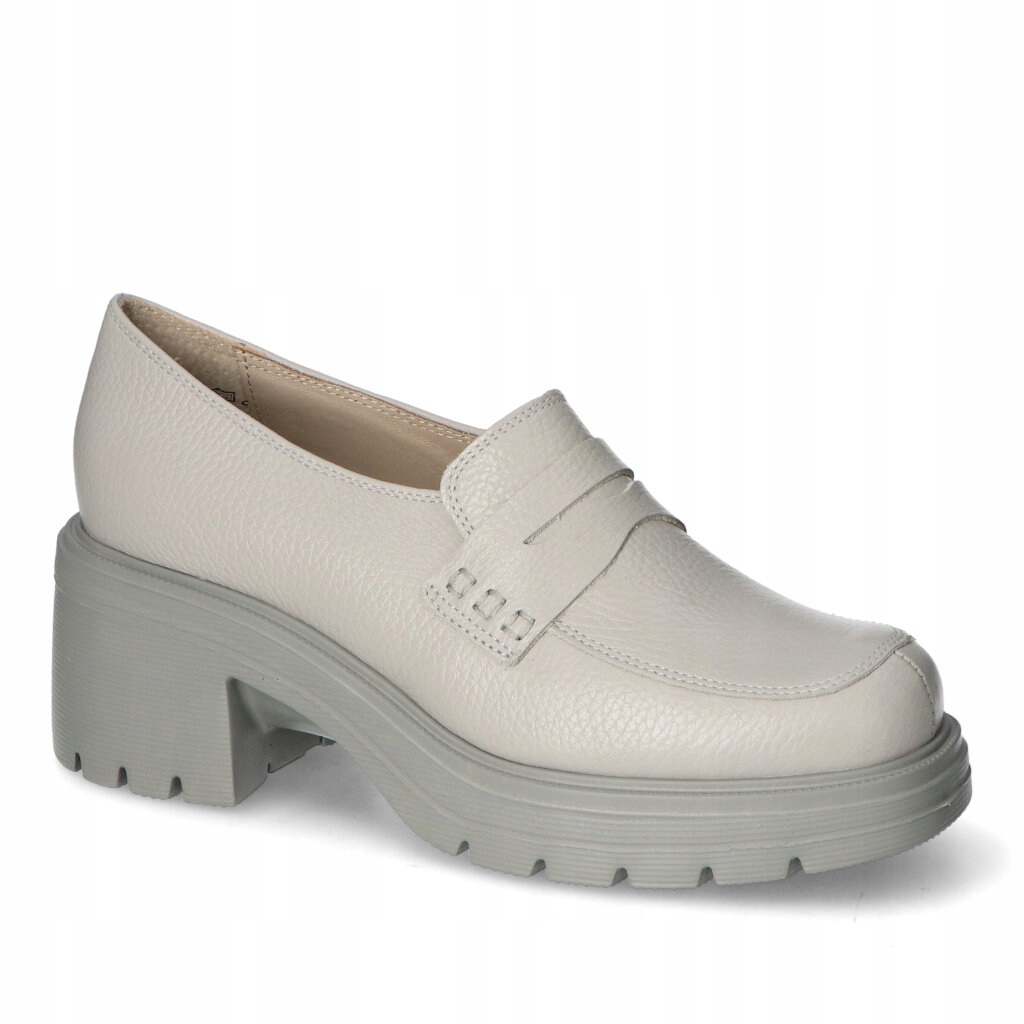 Mokasíny Ryłko 4YR26_TF9 Šedé lico 39