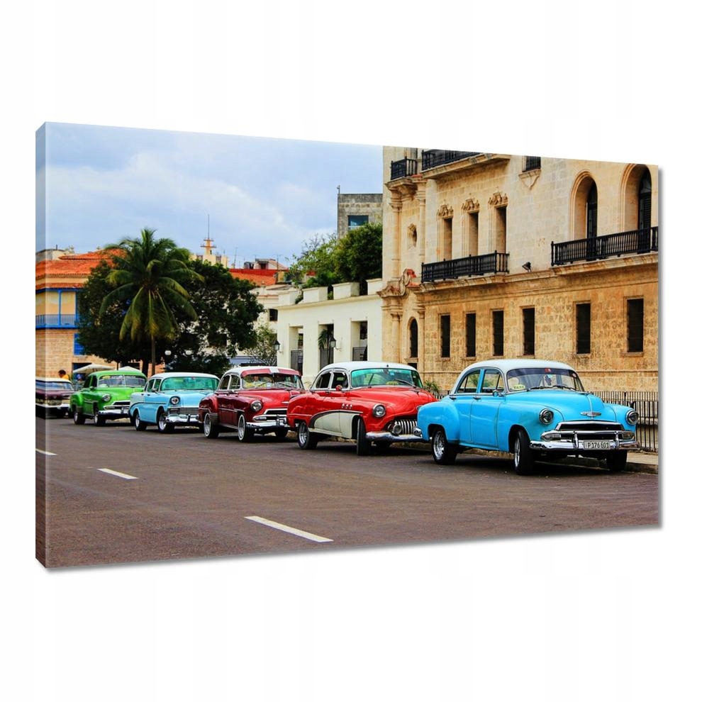 

Obrazy 120x80 Kubańskie samochody