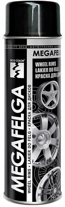 

Megafelga farba do malowania felg czarny połysk