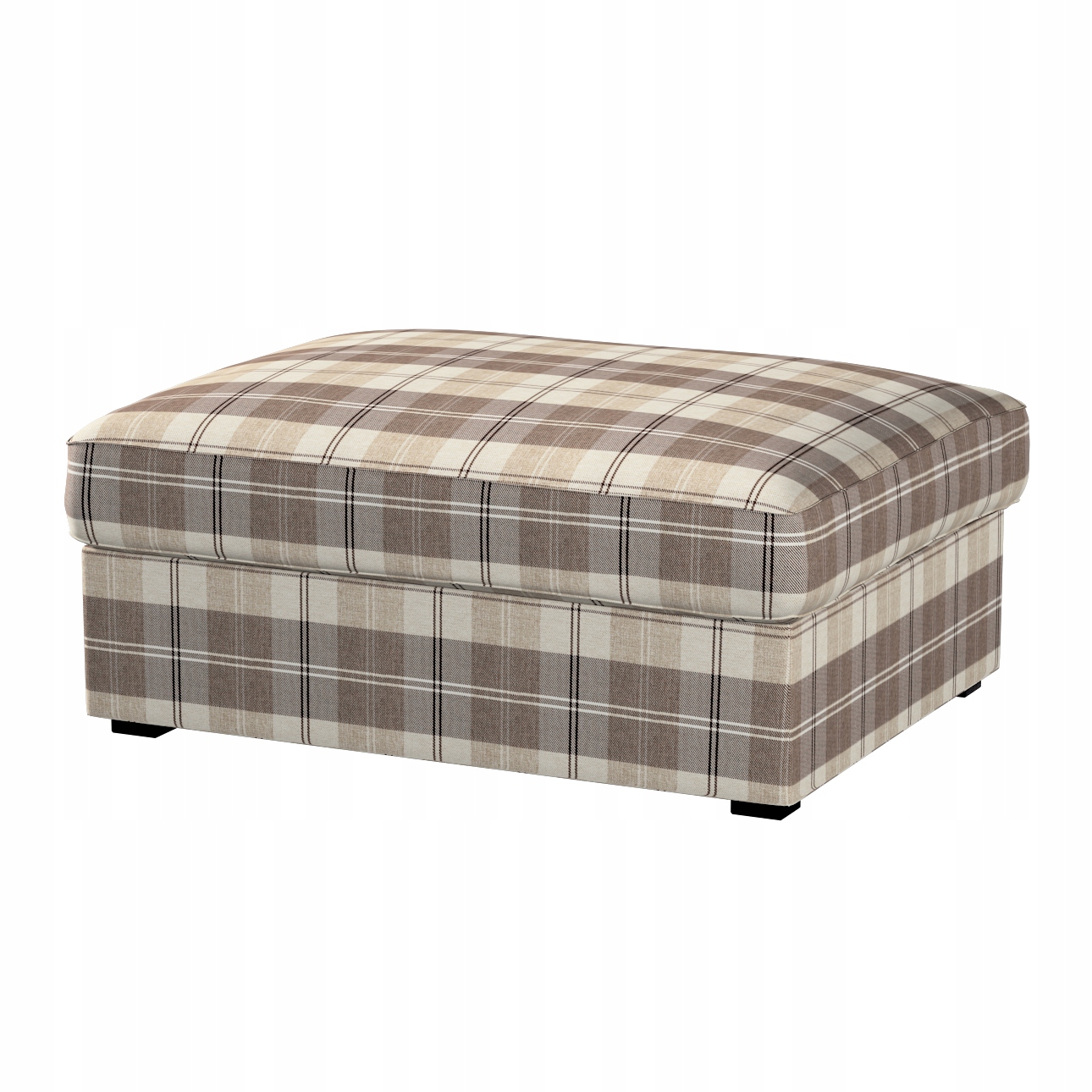 Dekoria potah na podnožku Kivik Ikea, hnědý