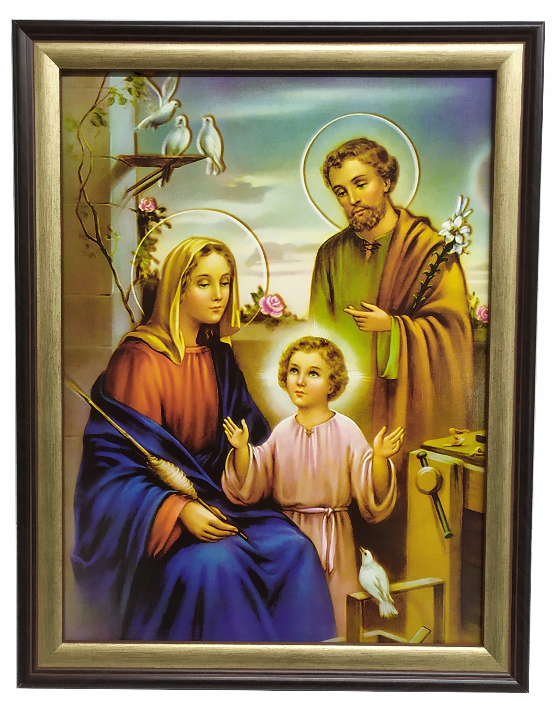

Religijny Święty Obraz 36X46 Świętej Rodziny Jezus