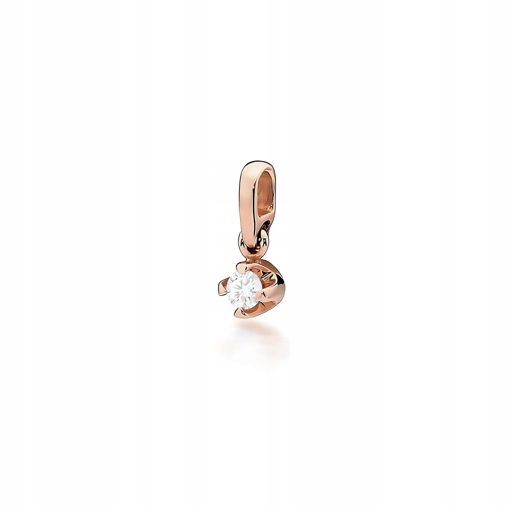 Přívěsek ze zlata 585 s diamantem růžové zlato elegantní, efektní a módní